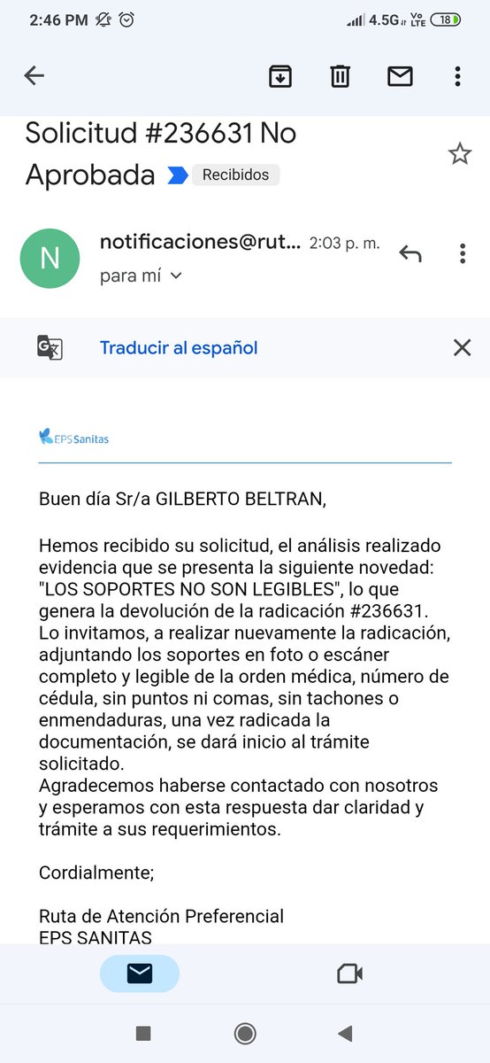 JAWYNJOSPHI's tweet photo. Buenas tardes señores @Supersalud  cómo es posible que la eps sanitas llevo tratando d solicitar una cita con urgencia para mí papá que fue diagnosticado con Mesotelioma de pleura desde el mes de septiembre, requiere con urgencia la cita con oncología, https://t.co/ZtBpojQkMV
