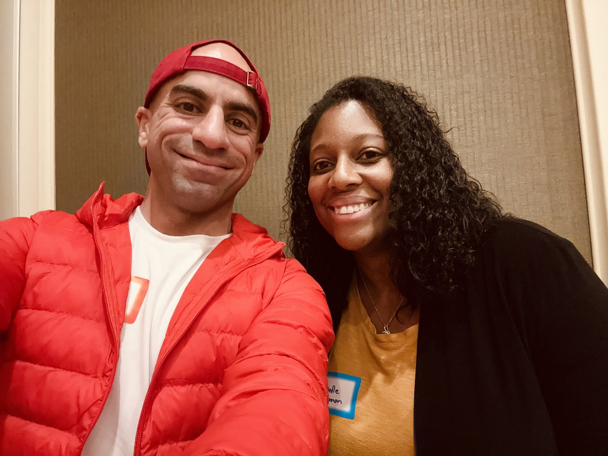 ahmedhankir's tweet photo. Don’t you just love it when you meet a friend on X/Twitter in ‘real life’ for the first time. @MichelleSSolo such a pleasure to see you at the Joint Mental Health Research &amp; Innovation Day in London, Ontario. Thank you for everything you do in the peer support space &amp; beyond. https://t.co/ZeUC2JAZfY