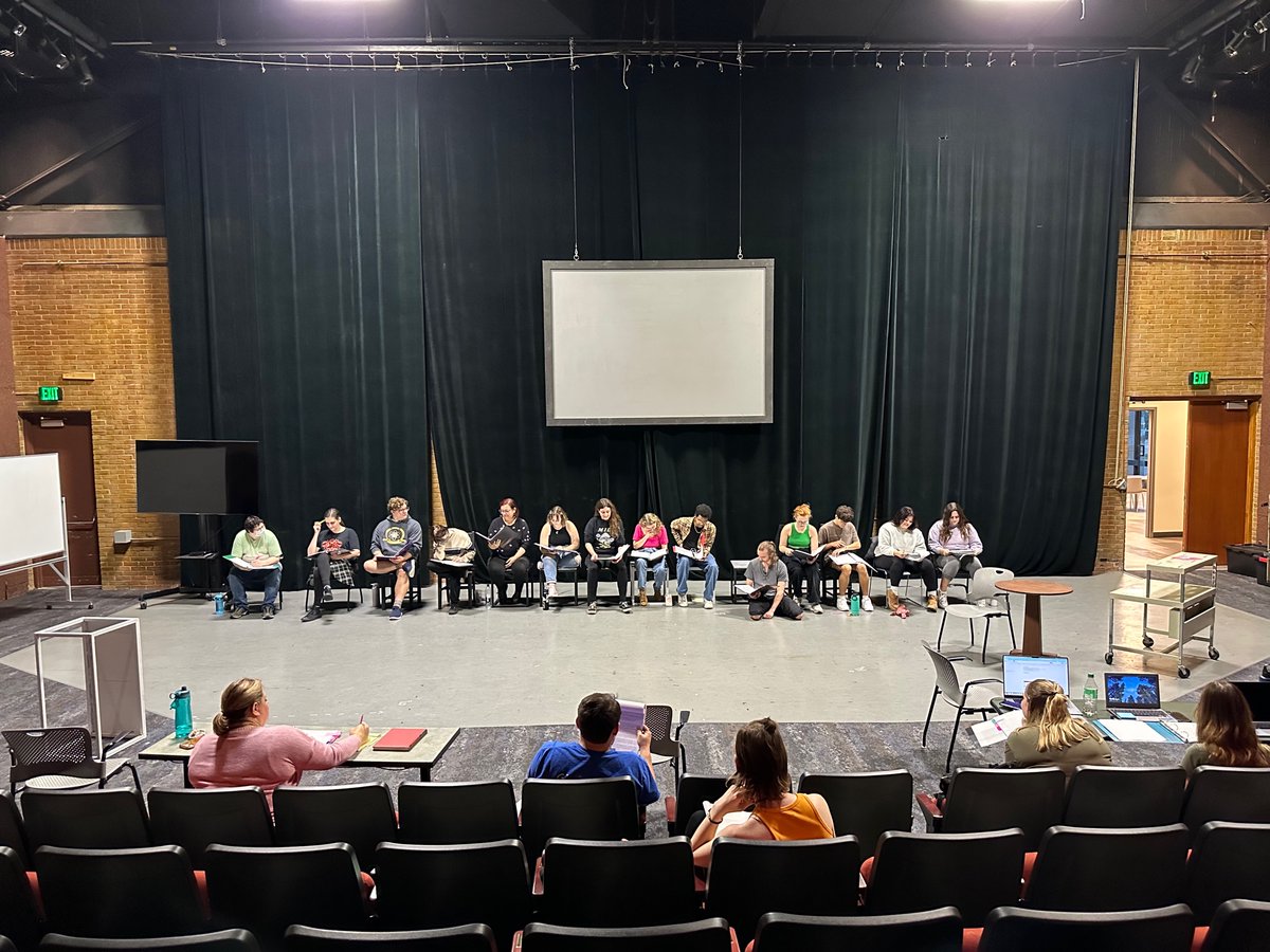 EMUTheatre's tweet photo. We've begun rehearsals for our next show, "A Wrinkle In Time"! Check out these pictures from our read through last night. This is going to be an extraordinary production, friends!
#EMUTheatre #AWrinkleInTime #ReadThru #Rehearsals #ComingUp https://t.co/2y3piuC9ru