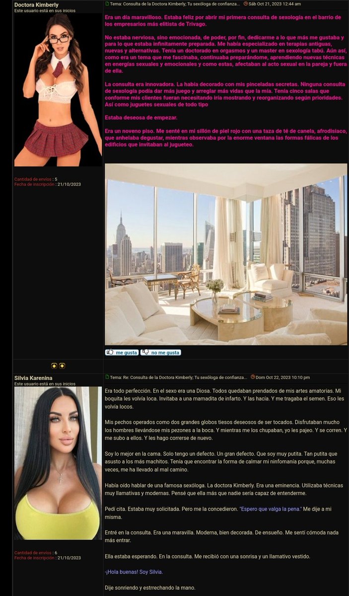 ErasForo's tweet image. Nuestra inteligente y sensual sexóloga, tratará un caso "complicadito" y sensible... Lo conseguirá? :P
erasdelmundo.foroactivo.com/t4503-consulta…

#rol #sexrol #rolsex #roleplay #erasdelmundoforo #foroerasdelmundo