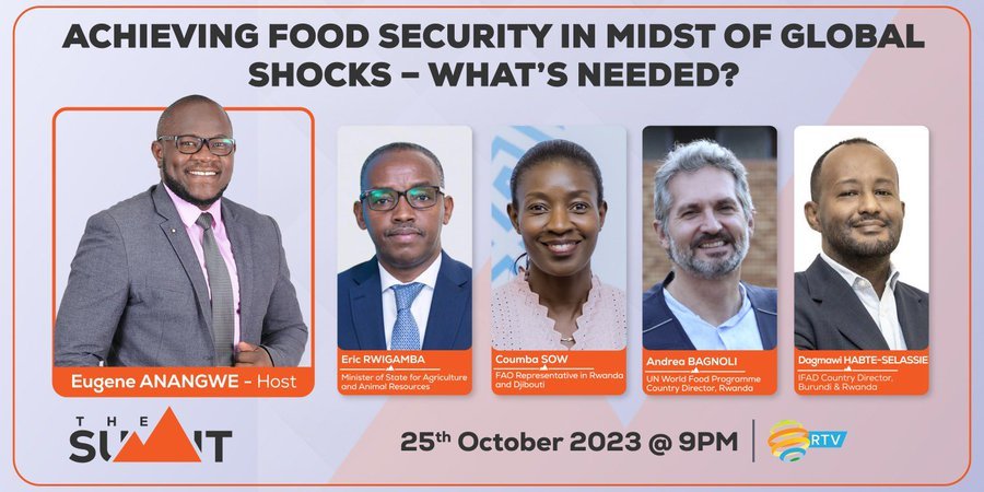 IT'S HAPPENING!
as we celebrate #WorldFoodDay, seize the chance to follow #TheSummit hosted by @RwandaAgri today, where you can gather valuable knowledge from @FAORwanda, @IFAD, and @WFP_Rwanda regarding the enhancement of #agrifoodsystems and ensuring food security in #Rwanda…
