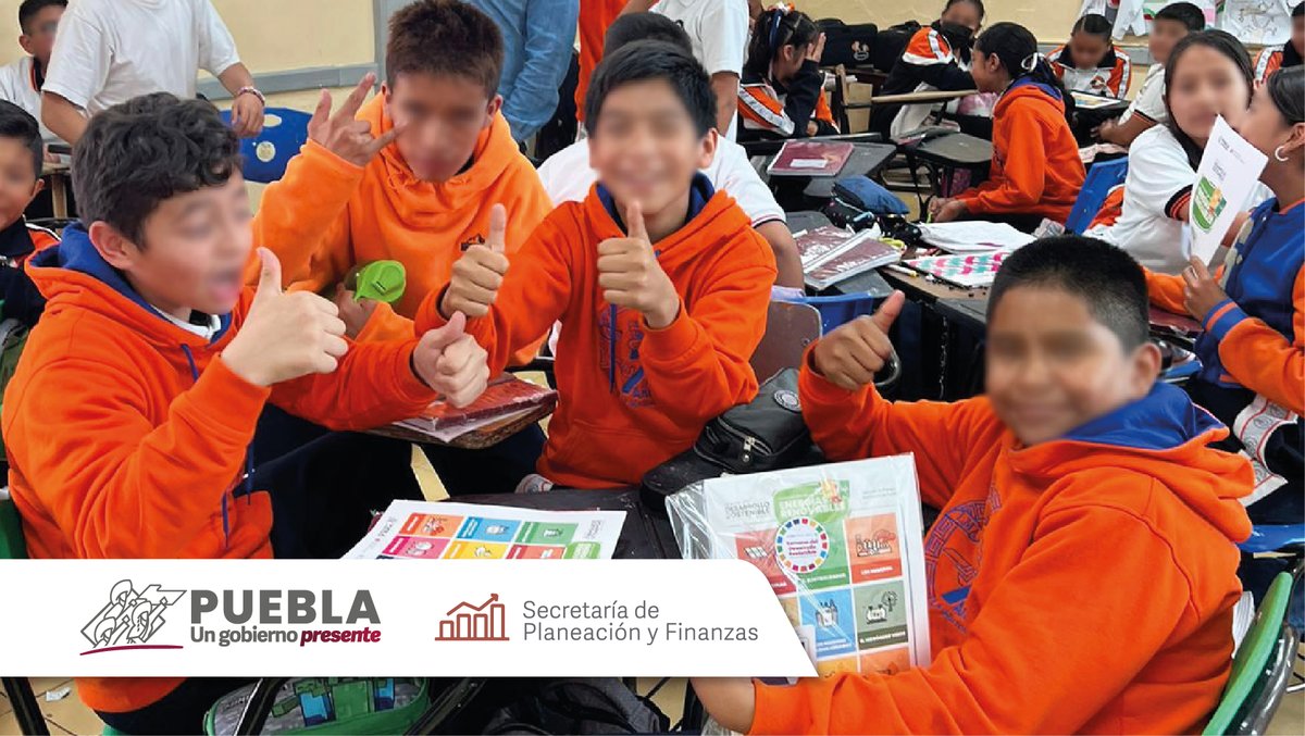 SPFAGobPue's tweet photo. Las alumnas y alumnos del #CELMA realizan dinámicas para la concientización del uso de energías renovables, con lo que se fortalece el conocimiento para el cuidado del medio ambiente. #ODS7 #SDS2023 https://t.co/rtjcnyjQWP