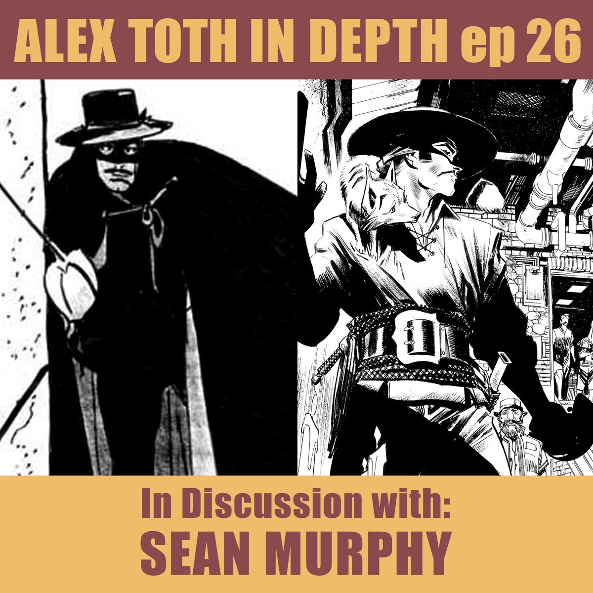 Sean Murphy joins me to talk Zorro, crowdfunding, career management, Toth's thinking, and the dream projects we'd choose for Alex.

Support Sean's Zorro: Man of the Dead GN on Kickstarter: kck.st/46jOh5g

Watch: youtu.be/49TLYmA72Lw?si…

Listen: buzzsprout.com/1180517/138459…