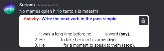 CoraldeMar's tweet image. Cuando los alumnos piensan que las oraciones están basados en mi vida 🤣👍🏼 jajaja #funny #al #pastsimple