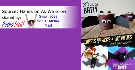 20+ Super Cute Batty Crafts, Snacks, and Activities for Halloween  ow.ly/H0eC50PZXrN