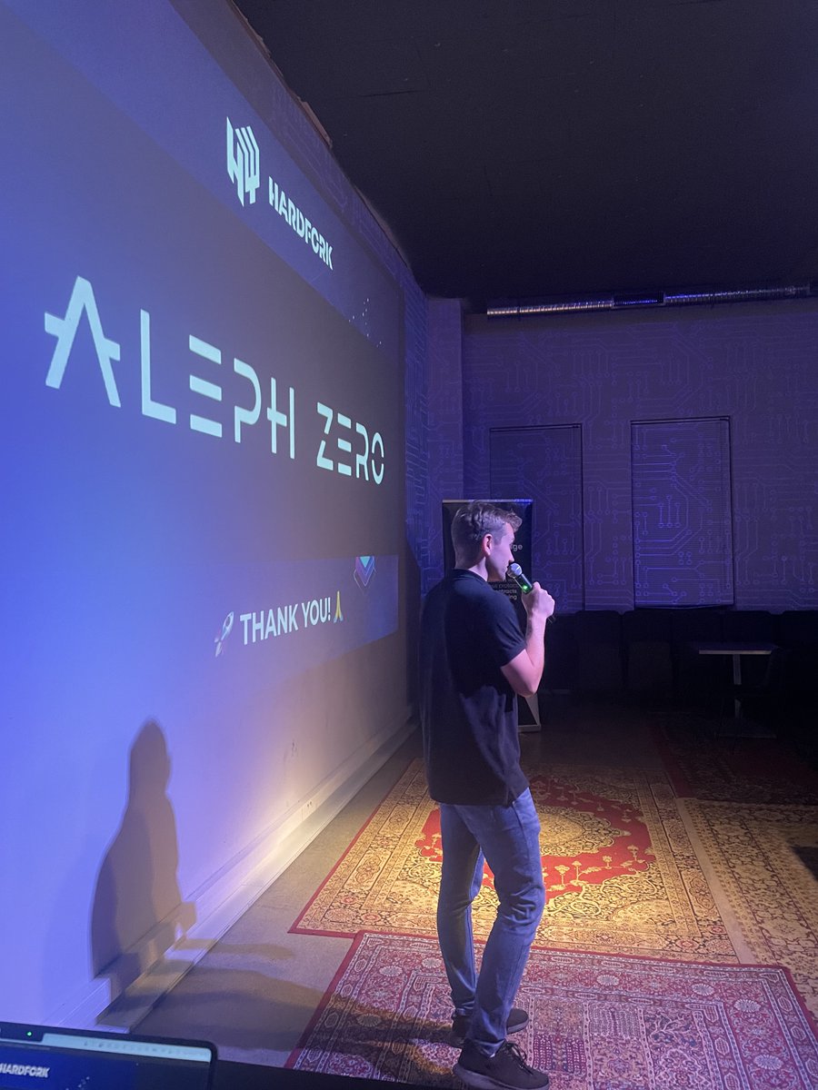 HardForkConf's tweet photo. A big thank you to everyone who attended the HardFork Meetup yesterday! 🙌

Seeing our community come together to discuss and shape the future of Web3, blockchain and mix technical &amp; business knowledge is always inspiring 💡

#blockchain #web3 #alephzero https://t.co/uJaY36FtDy
