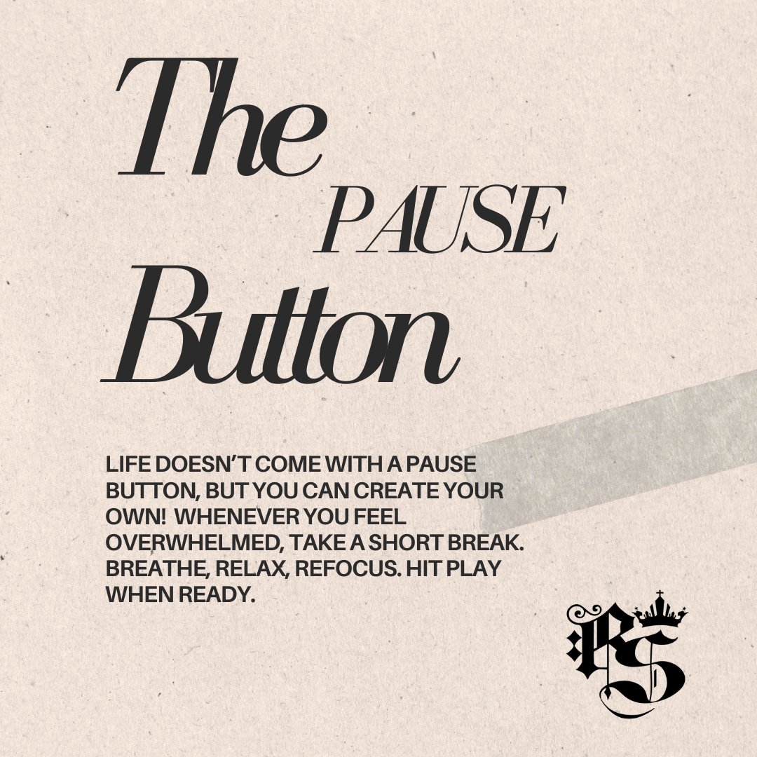 RockSolidTKD's tweet photo. Life doesn’t come with a pause button, but you can create your own! 🛑 Whenever you feel overwhelmed, take a short break. Breathe, relax, refocus. Hit play when ready. #PauseReflectProceed #EmotionalCheck https://t.co/2aVd4VXB0s