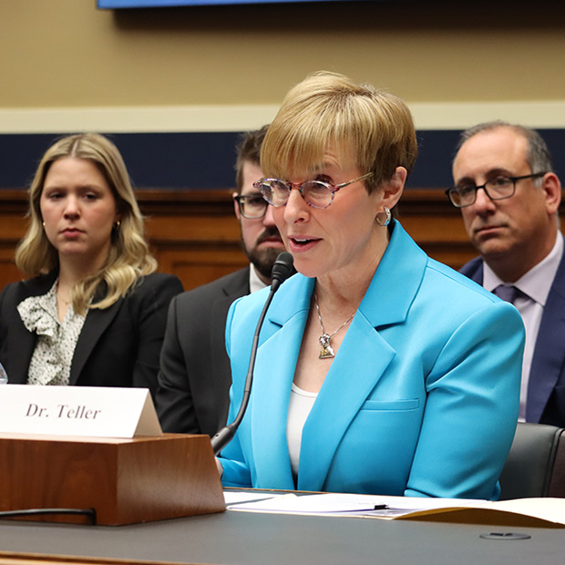 ICYMI - The federal government has approved the continued collection of user fees that support veterinary drug development—legislation that AVMA Immediate Past President Dr. Lori Teller was invited to Capitol Hill to testify in favor of in April. bit.ly/3QngFwT