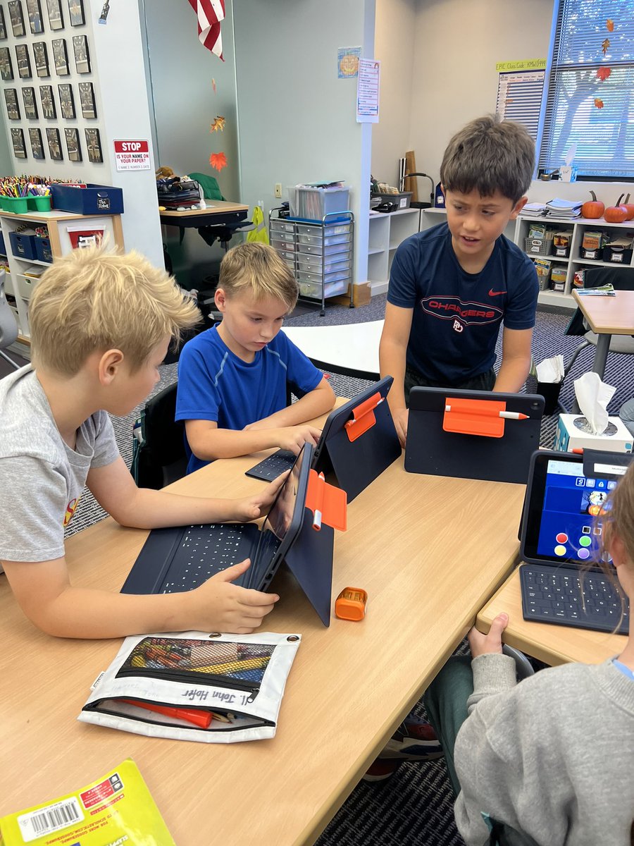 tlonderee's tweet photo. Communicating and collaborating while using critical thinking skills to solve our @breakoutedu Halloween digital breakouts. @ProvidenceDay https://t.co/boGAQr5wnY
