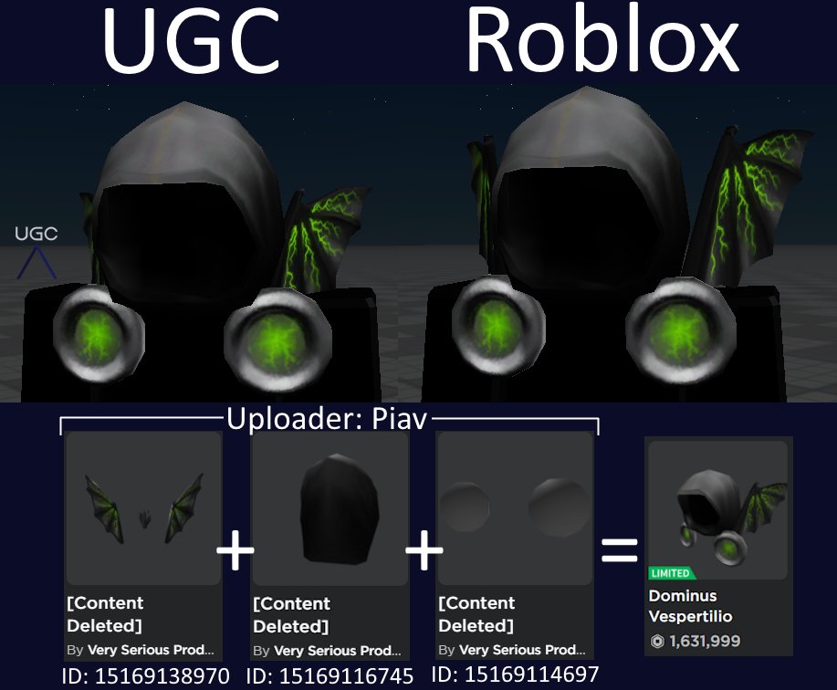 Peak” UGC on X: UGC creator Hommikka uploaded a 1:1 copy of the limited Dominus  Empyreus in 2 parts. #Roblox #RobloxUGC  / X