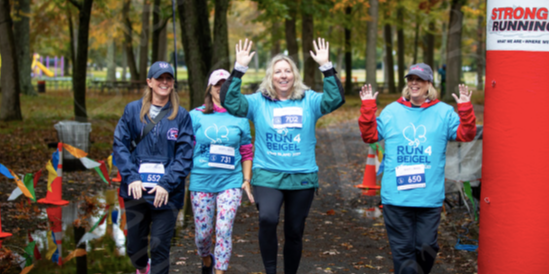 Run4Beigel's tweet photo. 👟💙 It's #WearItWednesday!

We're feeling the RUN 4 BEIGEL spirit today as we look back on the incredible moments from our latest event. The memories we've created together are the heart and soul of the #SJBMF mission. https://t.co/YWEy6805Ku