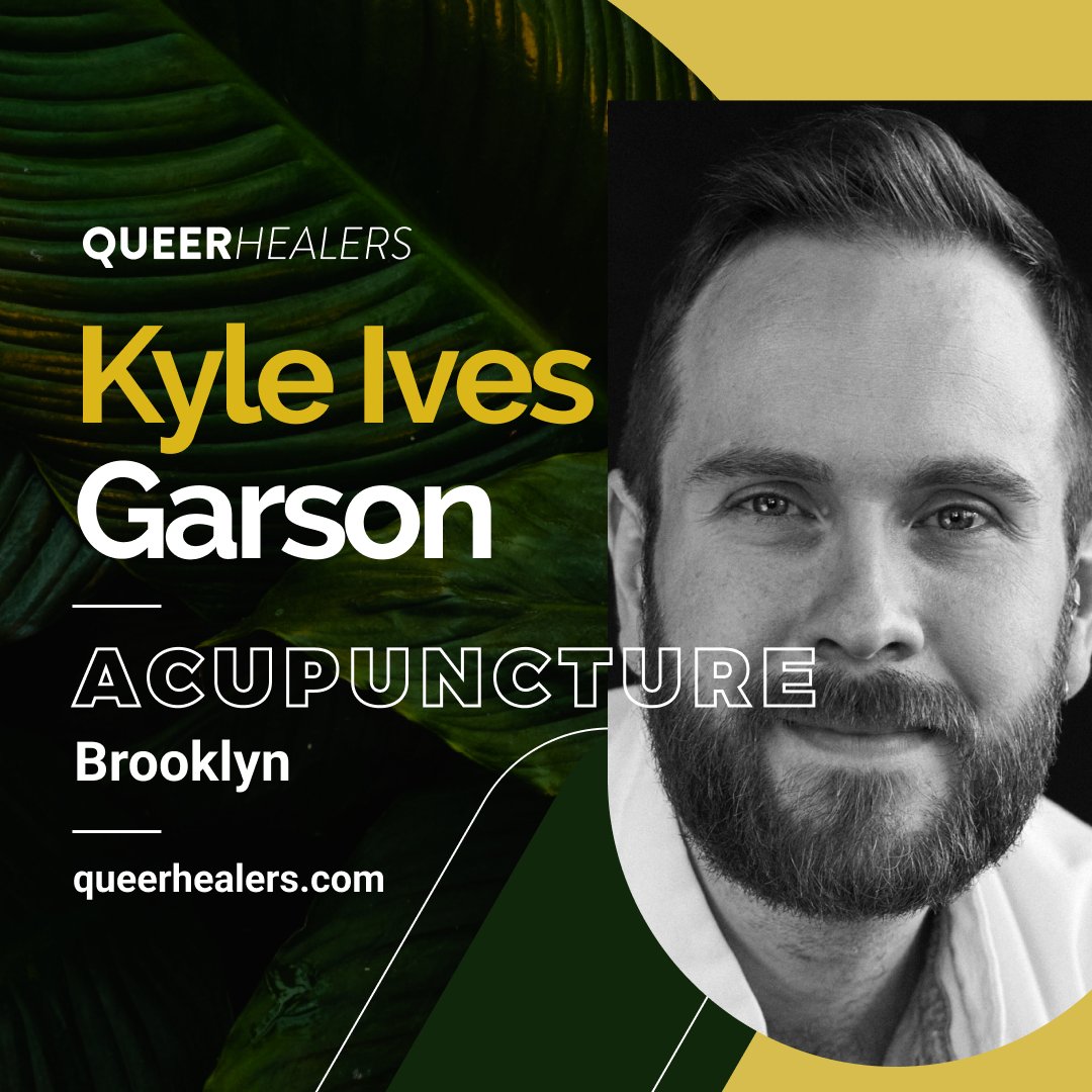 🌔 Meet our <a href="/queerhealers/">Queer Healers</a> 🌖 "Kyle is a NYC based #Acupuncture Practice specializing in #LGBTQIA+ healthcare, #athletic and #musculoskeletal injury, gastro-intestinal disorders."​​​​​​​​​​​​​​​​ Book a session: queerhealers.com/kyleivesgarson