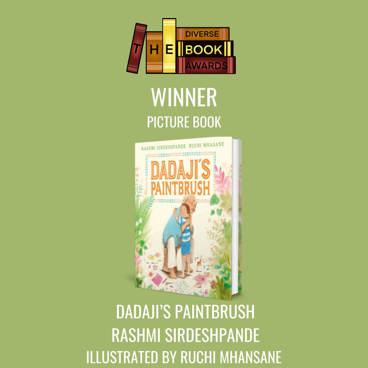 WE WON! 😭 So shocked and grateful and just so happy. Very proud of the book we made together, @ruchimhasane and @AndersenPress. It’s the book that my agent @LydiaRSilver fell in love with too. #DiverseBookAwards #TheDBAwards