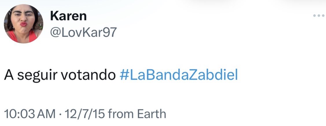 lasogsdezabdiel's tweet photo. Algunos tweets de cuando votábamos por Zab en la banda #LaBandaZabdiel 😎 @zabdiel1344 https://t.co/NDGGwOjtmw