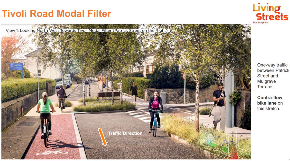 IrishCycle's tweet photo. Living Streets Dún Laoghaire is not an active travel project but a town rejuvenation project with active travel elements, a senior council official said to councillors yesterday. https://t.co/zsVq88xvHM https://t.co/6FlOQppenW