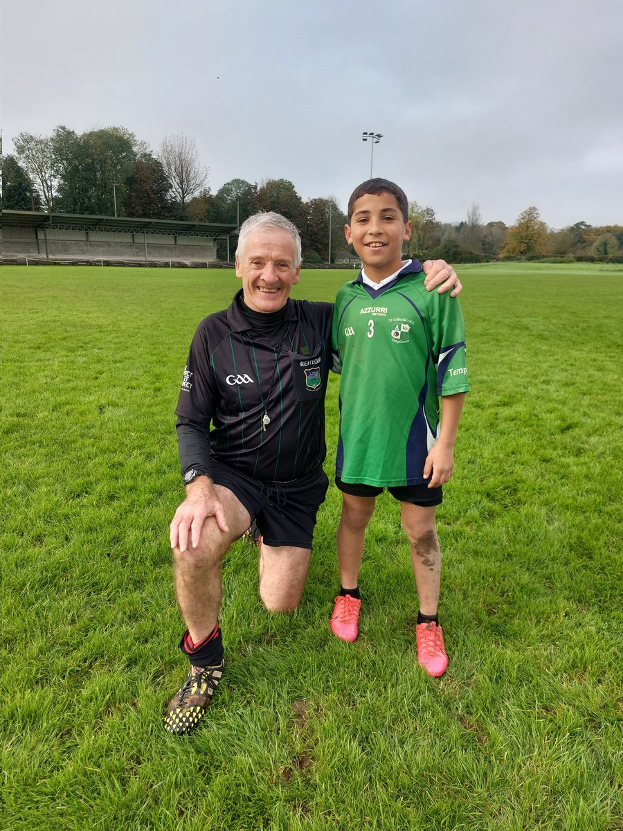 In the midst of all the action in today's game our referee Tom Mcgrath and our superstar Mohammad found out they have the same birthday!! @TippCumanNamBun