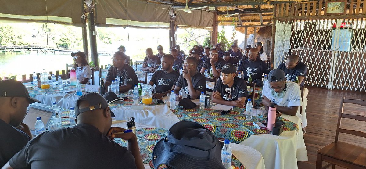 ATCAZW's tweet photo. On Saturday the 21st of October the Association held it's Annual general meeting at the Antelope Park resort. It was all pomp and fun as members donned the brand calours carrying our recently launched brand identity. #AlwaysTotalControl #adventure nature #aviation https://t.co/3LCZPLzNr5