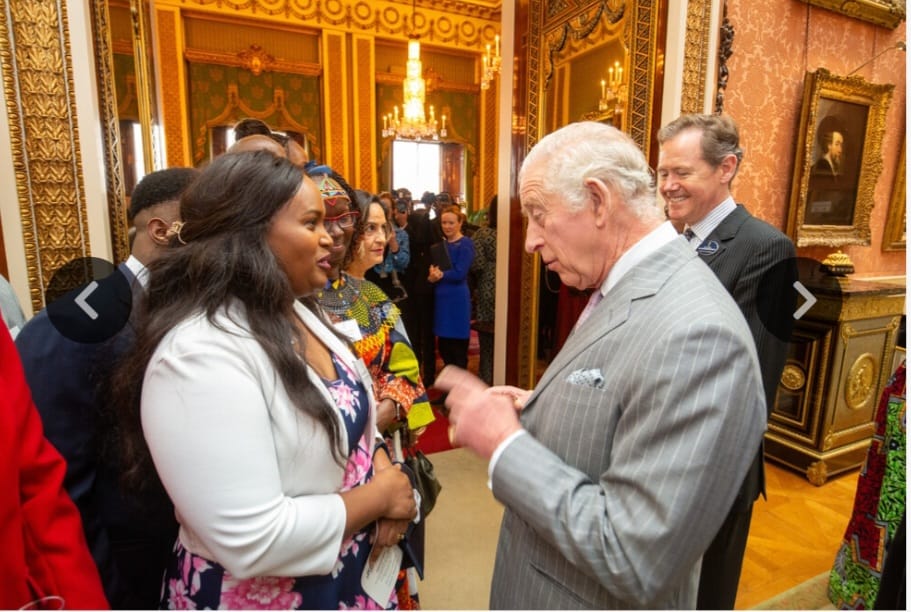 lord_Lieut_cbld's tweet photo. Mr and Mrs Nicolas Muli from Londonderry were delighted to attend a reception in Buckingham Palace hosted by King Charles to acknowledge the Kenyan Diaspora in the UK and to celebrate the 60th anniversary of Kenyan independence. https://t.co/qyW9jVCbBn