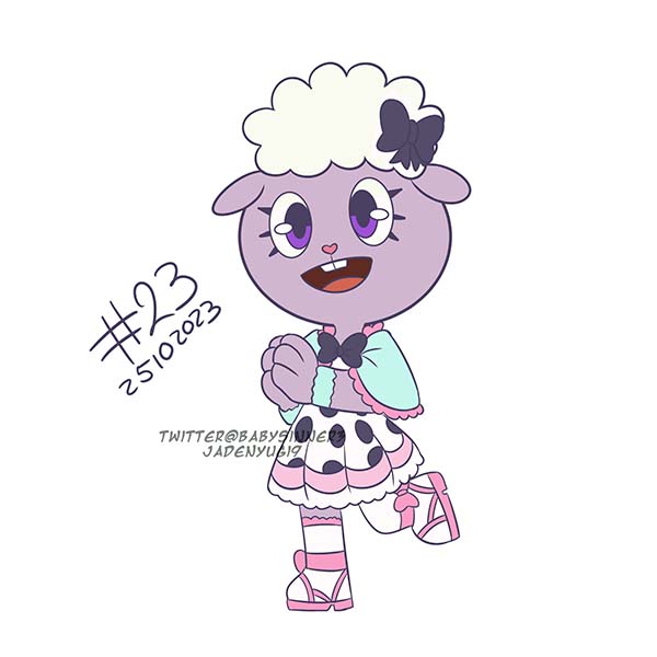 #HTF  #happytreefriends #DressupTober #Dressuptober2023
Day 23
i need to draw her a little more and i think she looks nice