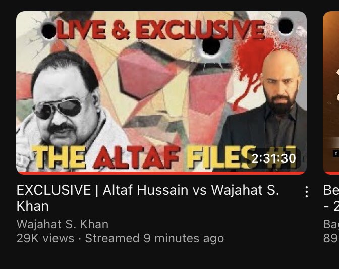 Brain_less90's tweet image. جس شخص پر پاکستان پر پابندی ہو 8سالوں سے اپنی عوام سے کوئی رابطہ نا ہو ، ُاسکا جب انٹریو وہ بھی @YouTube  پر نشر ہوا تو صرف ۹منٹ میں لگ بھگ 30ہزار لوگ دیکھ چُکے، اسِے کہتے ہیں قائد تحریک جناب @AltafHussain_90 بھائی
#Alizasehar  #RIPMuhammadYousuf #Abrar #IsraelTerorrist #Shaheen