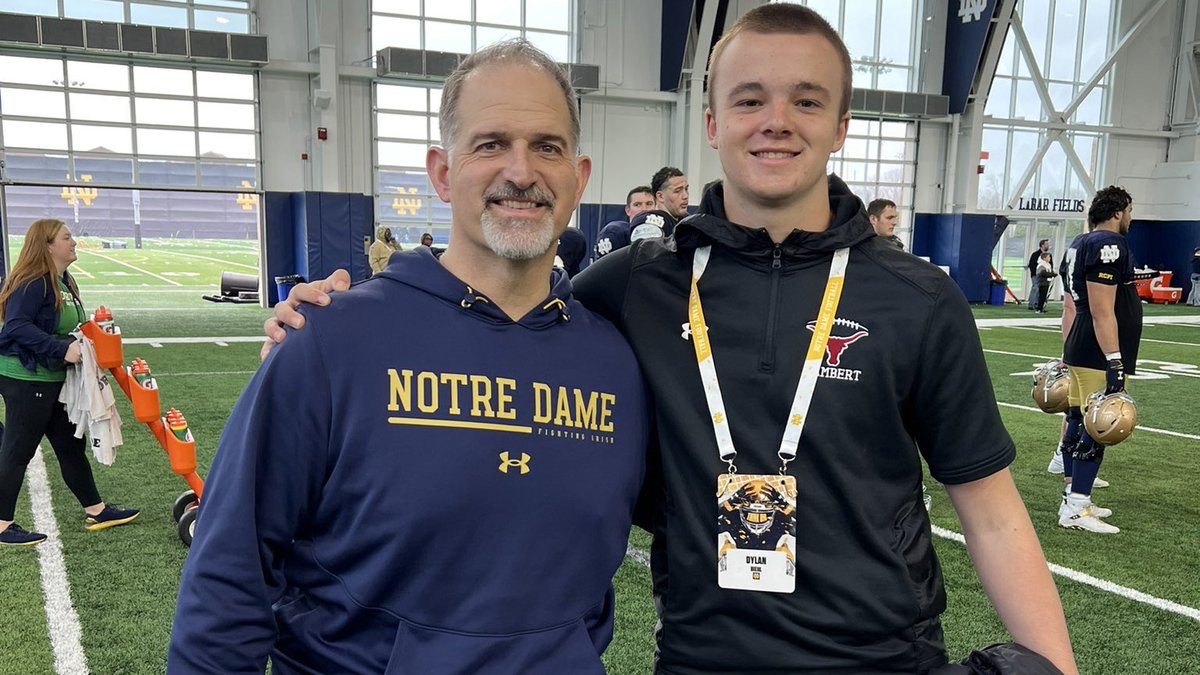 A couple weeks after landing his first Power Five offer, 2026 Georgia OL Dylan Biehl (@dylanbiehl75) will be at South Bend “#NotreDame is a football haven. It's been one of the powerhouses in college football for as long as anybody can remember.' irishsportsdaily.com/s/21921/2026-o…