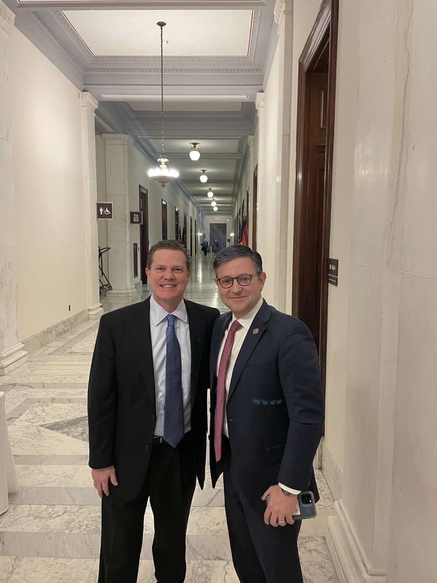 BrianLandry13's tweet photo. Congrats to @RepMikeJohnson on becoming the next Speaker of the House. https://t.co/axYyWLBT8r