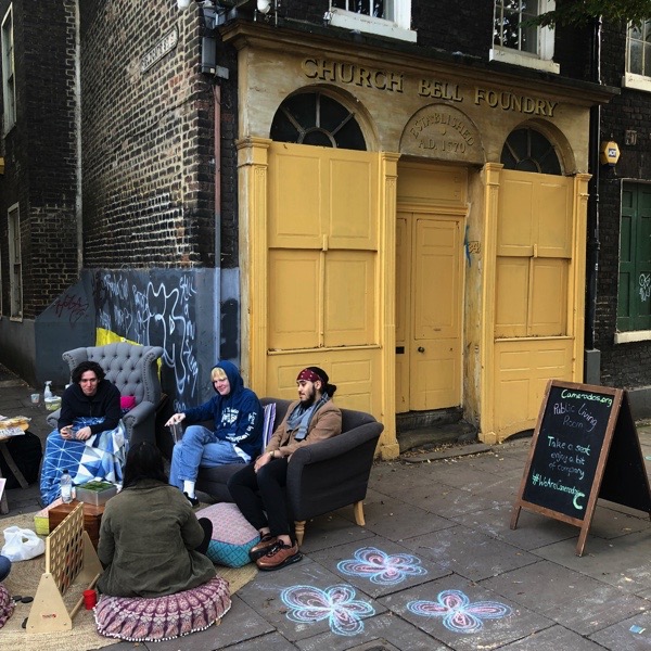 At the former Whitechapel Bell Foundry today...