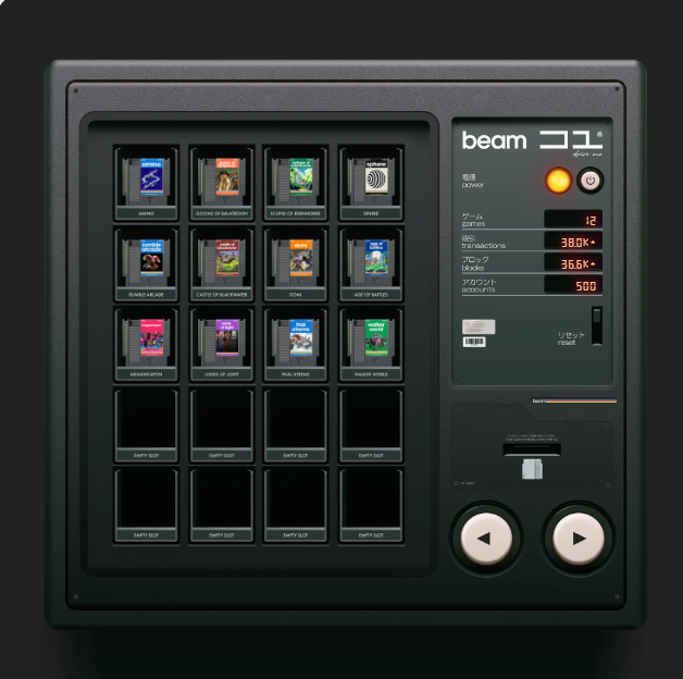Cryptodotman's tweet photo. Just minted my first #NFT on #BeamNetwork! Check out the retro-style game cassette art and join in on the free minting while it's still going on.
Who else is excited to explore the new possibilities of NFTs? #NFTs #GOB #BEAM #MC
@BuildOnBeam @ozwaldiam @PlayGoonWars
@LFGoons https://t.co/N4mQVgXPQK