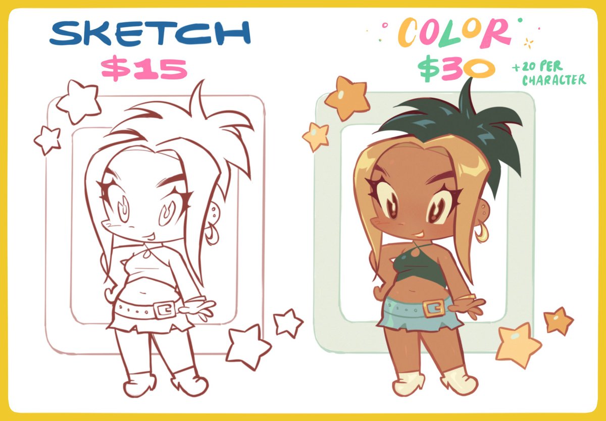 also reopening chibi comms again ^_^ 2 slots open, dm to claim!