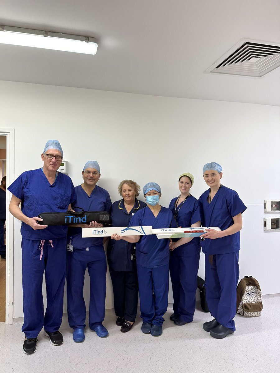 Richard Hindley (@richardhindley1) on Twitter photo Great to be able to perform my first iTind procedure today at The Hampshire Clinic. A welcome addition to the BPH treatment portfolio, particularly for younger men. Hoping we will also soon be up and running in the PREMISE trial. <a href="/Olympus_Corp/">Olympus</a> <a href="/CircleHealth/">Circle Health</a> <a href="/UrologyPartners/">Urology Partners</a> Great to be able to perform my first iTind procedure today at The Hampshire Clinic. A welcome addition to the BPH treatment portfolio, particularly for younger men. Hoping we will also soon be up and running in the PREMISE trial. <a href="/Olympus_Corp/">Olympus</a> <a href="/CircleHealth/">Circle Health</a> <a href="/UrologyPartners/">Urology Partners</a>