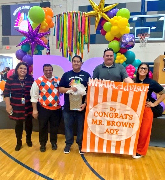 Amanda Garay (@agaray_phhs) on Twitter photo BIG shout out to our very own <a href="/JBrown_PHHS/">James Brown</a> <a href="/District9StuCo/">District IX StuCo</a> <a href="/Pebb_StuCo/">PHHS STUCO</a> Advisor of the Year! We 🧡 you Mr. Brown! This is Sparta! #RISE #TeamSISD BIG shout out to our very own <a href="/JBrown_PHHS/">James Brown</a> <a href="/District9StuCo/">District IX StuCo</a> <a href="/Pebb_StuCo/">PHHS STUCO</a> Advisor of the Year! We 🧡 you Mr. Brown! This is Sparta! #RISE #TeamSISD