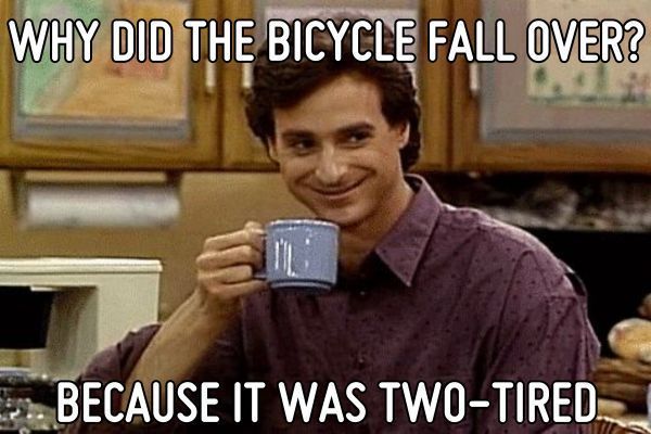 LovetoRide_'s tweet image. Here we are with the #BikeHumor of the day! We know it&apos;s a bit cheesy...🧀 

What are your BEST bike-themed jokes? The cheesier the better!

#BikeJokes #LovetoRide