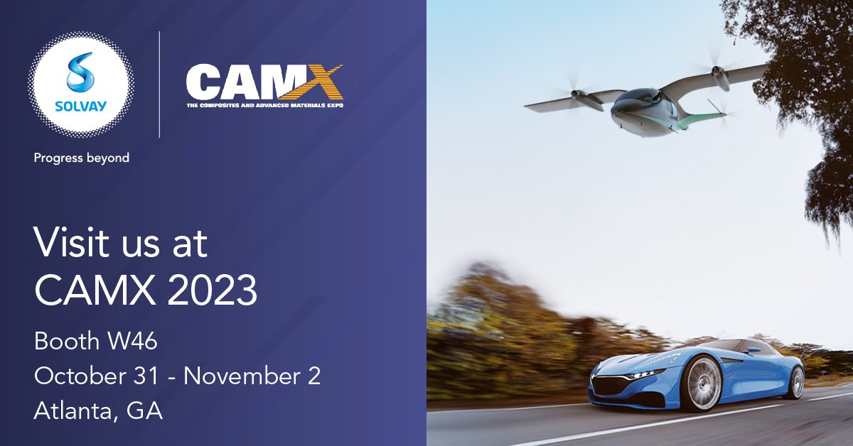 🗓️ Next week our team of composites and advanced materials experts will be in Atlanta for the annual #CAMX2023 trade show! Visit us at booth W46 to learn more about our innovative composite solutions for the future of sustainable transportation bit.ly/3ZVyKGm ✈️🚘