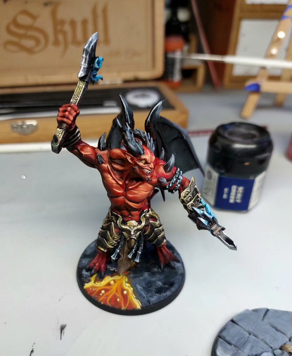 👹
#Warhammerchaos #miniaturepainting