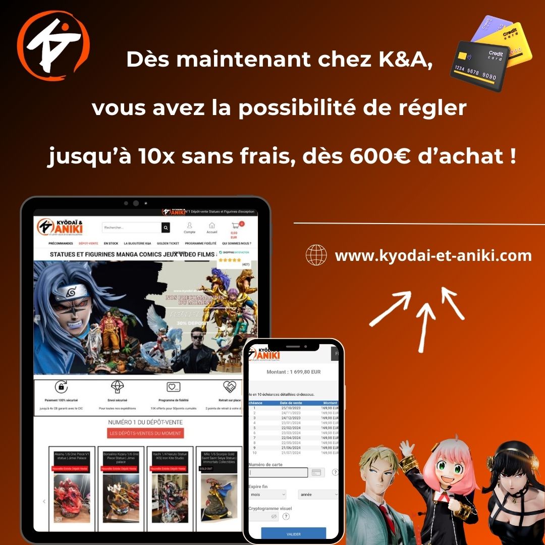 KyodaiA's tweet photo. 🎉 Nouveau chez K&amp;A ! 🥳

Profitez dès maintenant de facilités de paiement jusqu'à 10X sans frais avec Payzen ! 💳💰

Merci pour votre confiance 🙏

#Kyodai_Aniki #FacilitésDePaiement #Payzen #Nouveauté https://t.co/MNBnz7ETBO