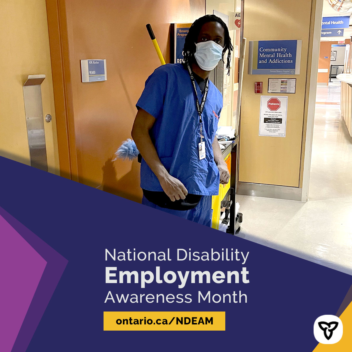 Ontario Accessibility (@onaccessibility) on Twitter photo The <a href="/UHN/">University Health Network</a> is a <a href="/ProjectsearchTo/">ProjectSEARCHTO</a> host training students with disabilities for jobs after graduation.
Read more about Mesfin, a 2022 participant who developed into a diligent team member with minimal accommodations. odenetwork.com/university-hea… #NDEAM2023 The <a href="/UHN/">University Health Network</a> is a <a href="/ProjectsearchTo/">ProjectSEARCHTO</a> host training students with disabilities for jobs after graduation.
Read more about Mesfin, a 2022 participant who developed into a diligent team member with minimal accommodations. odenetwork.com/university-hea… #NDEAM2023