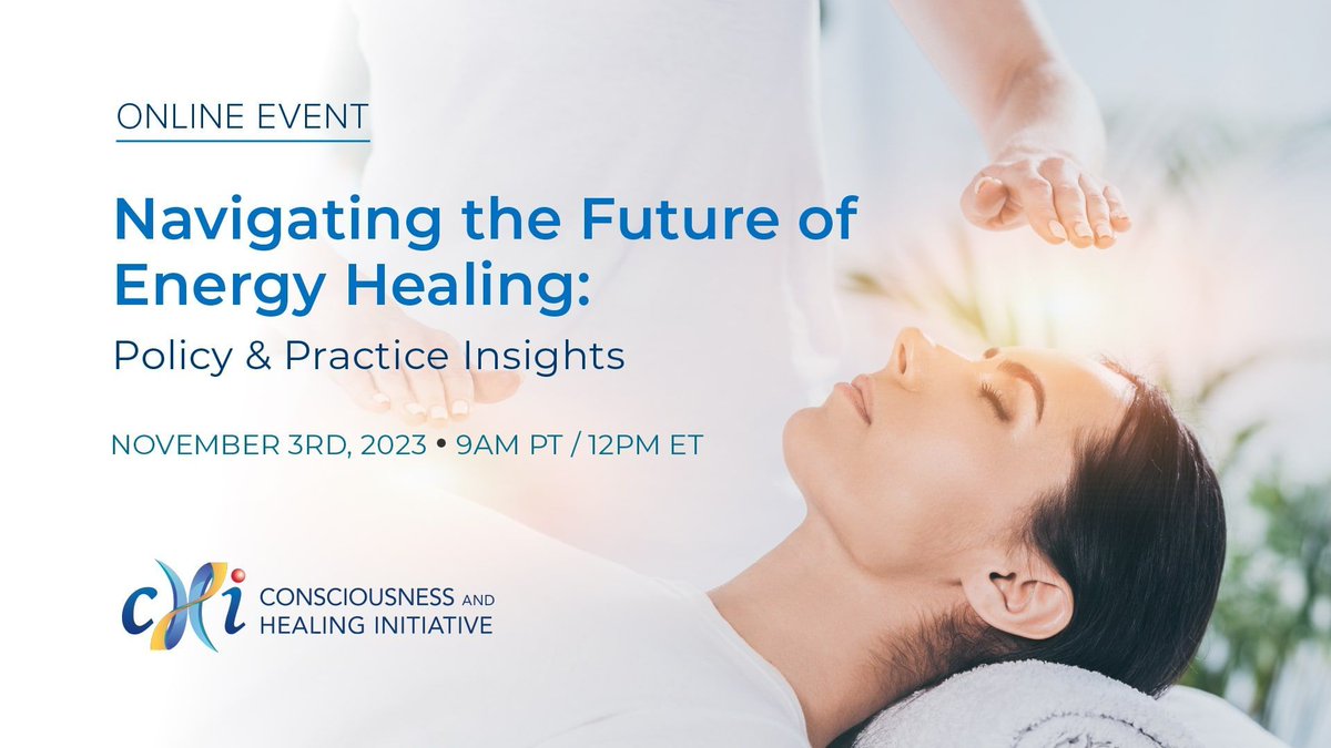 Curious about energy medicine? Navigating the Future of Energy Healing: Policy &amp; Practice Insights online conference on November 3, 2023, shares the lay of the land in this field. 
buff.ly/3SicuoF