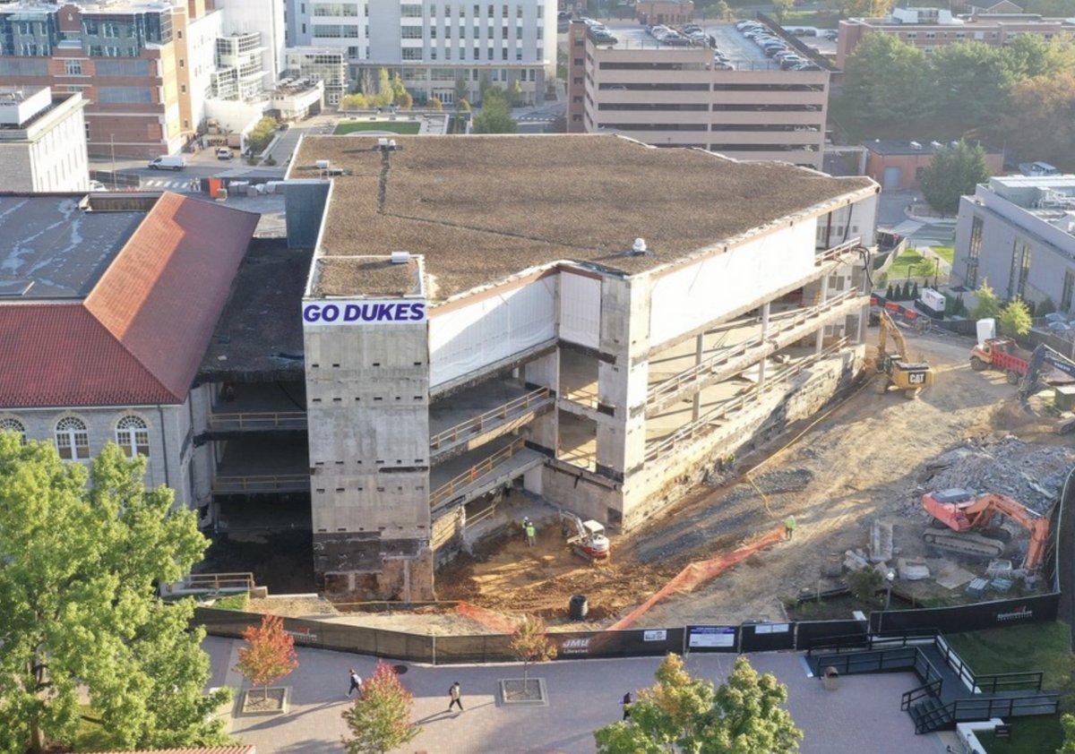 We're less than 6 months into the Carrier Library renovation & expansion, so we know there are still bound to be questions! Our most frequently asked questions include where folks can study, where the books are, and more. See the top 3 FAQs & the answers: lib.jmu.edu/top-3-faqs-abo…