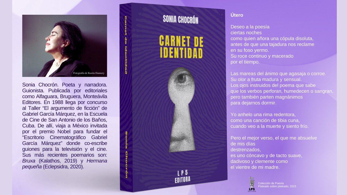 Un poema del libro “Carnet de identidad” de nuestra querida Sonia Chocrón #poesia #soniachocron #poesiavenezolana #actual #lp5editora @soniachocron