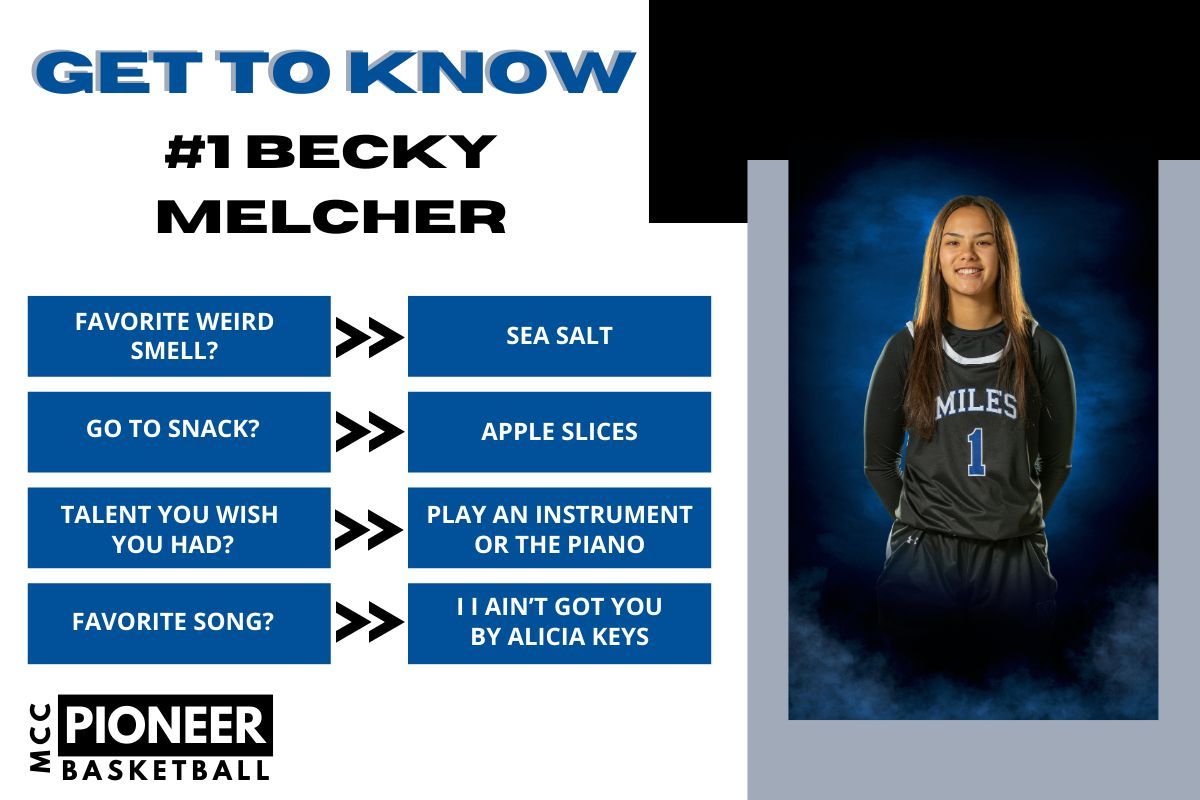 MilesCCWBB's tweet photo. Get to know #1 Becky Melcher from Forsyth, MT!!

#RollNeers https://t.co/bKeCY4lzpP