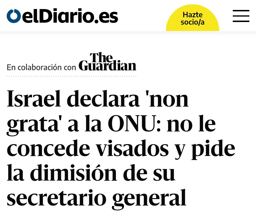 Lo que le falta a la ONU para que la pongan en una de las listicas de organizaciones patrocinadoras del terrorismo no es nada. WTF, ¿ya nos volvimos todos locos? Netanyahu y el sionismo fascismo sin límites y sin freno. #NetanyahuIsAwarCriminal #FreePalestine