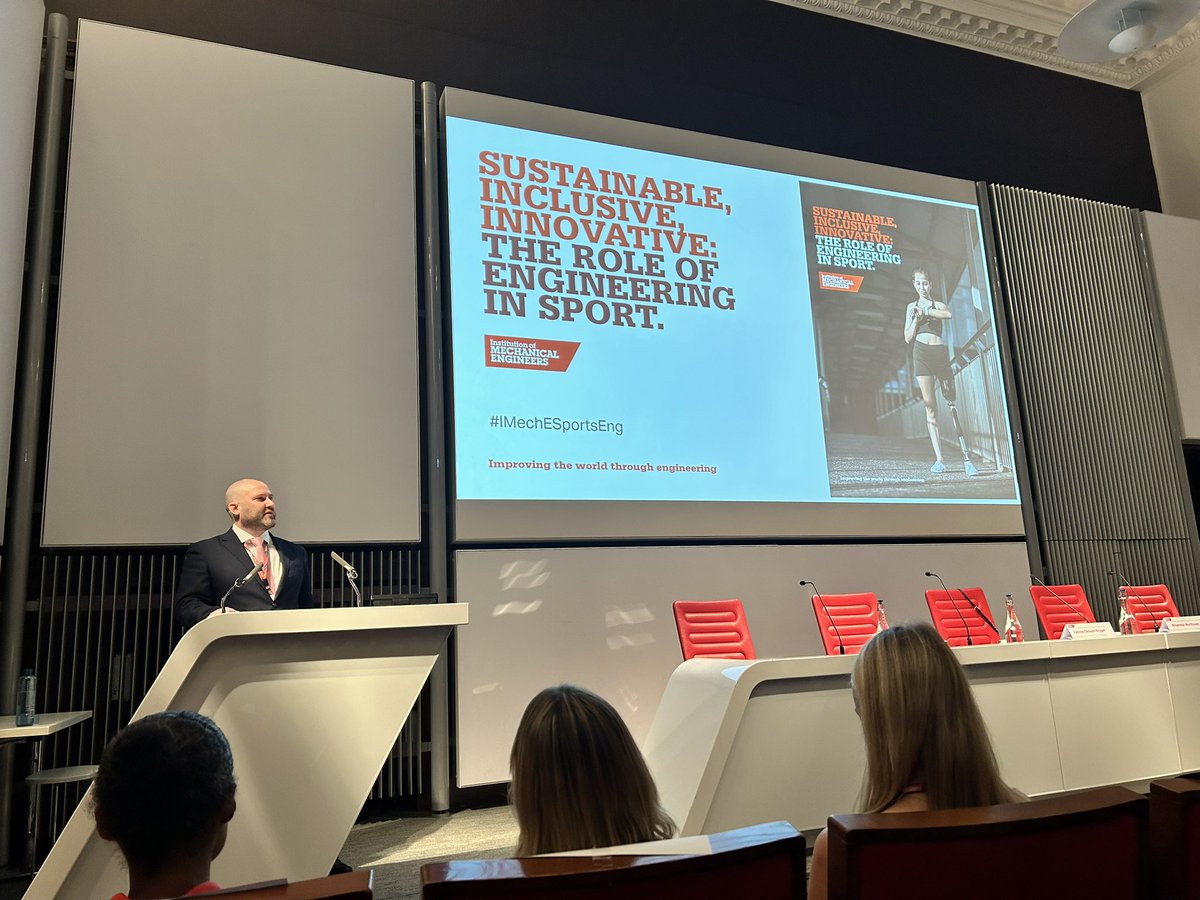 We’re super excited to launch our new report on #SportsEngineering ⚽️

Read the report here: bit.ly/3Sc8lCj

We’ll be live tweeting throughout the launch so follow #IMechESportsEng