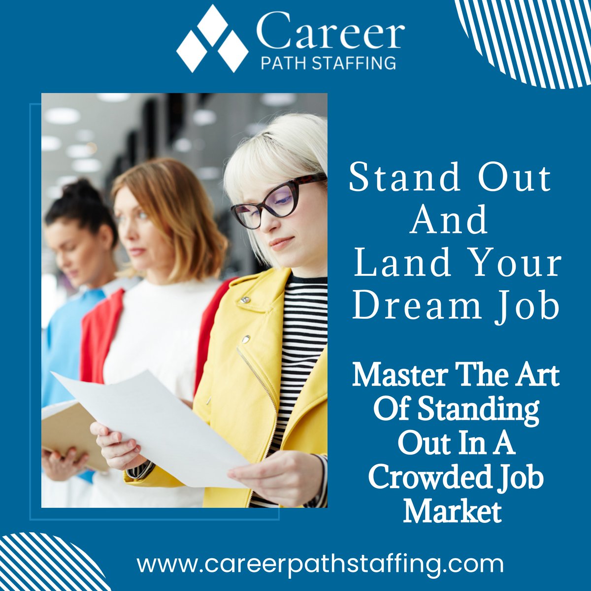 CareerPathStaf1's tweet image. In a competitive job market, stand out with a unique selling proposition, expanded skills, a strong personal brand, and practical experience. Boost your job search! 💼✨ #JobMarketTips ▶️ t.ly/3hhN
