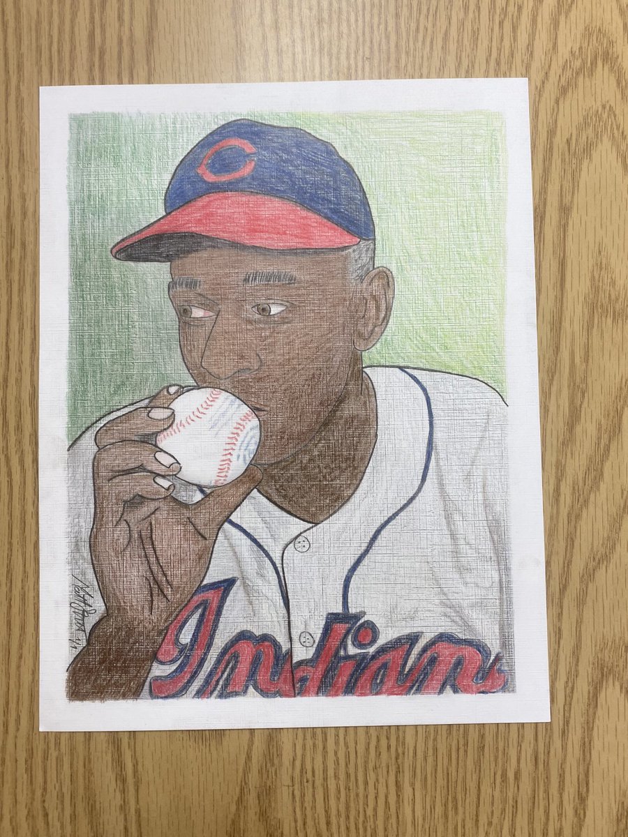 Leroy “Satchel” Paige

8.5 x 11 pencil drawing 

#satchelpaige #clevelandindians #negroleagues #baseballhalloffame @CleGuardians @NLBMuseumKC @nlbmprez @NegroLeagueBall @HistoryNegro @eshecker @26thYankee