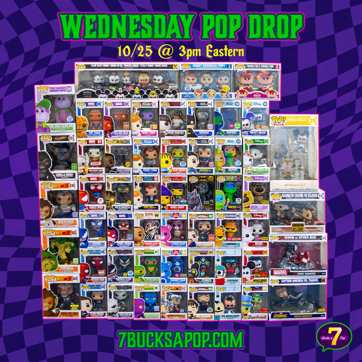 Hey there Funatics! Things are getting spooky around here with Halloween approaching. We have our annual big spooky drop planned for Sunday with all of the scary horror themed Pops and more. In the meantime, we have a frightfully fun Wednesday Pop Drop today. DID YOU KNOW - we…