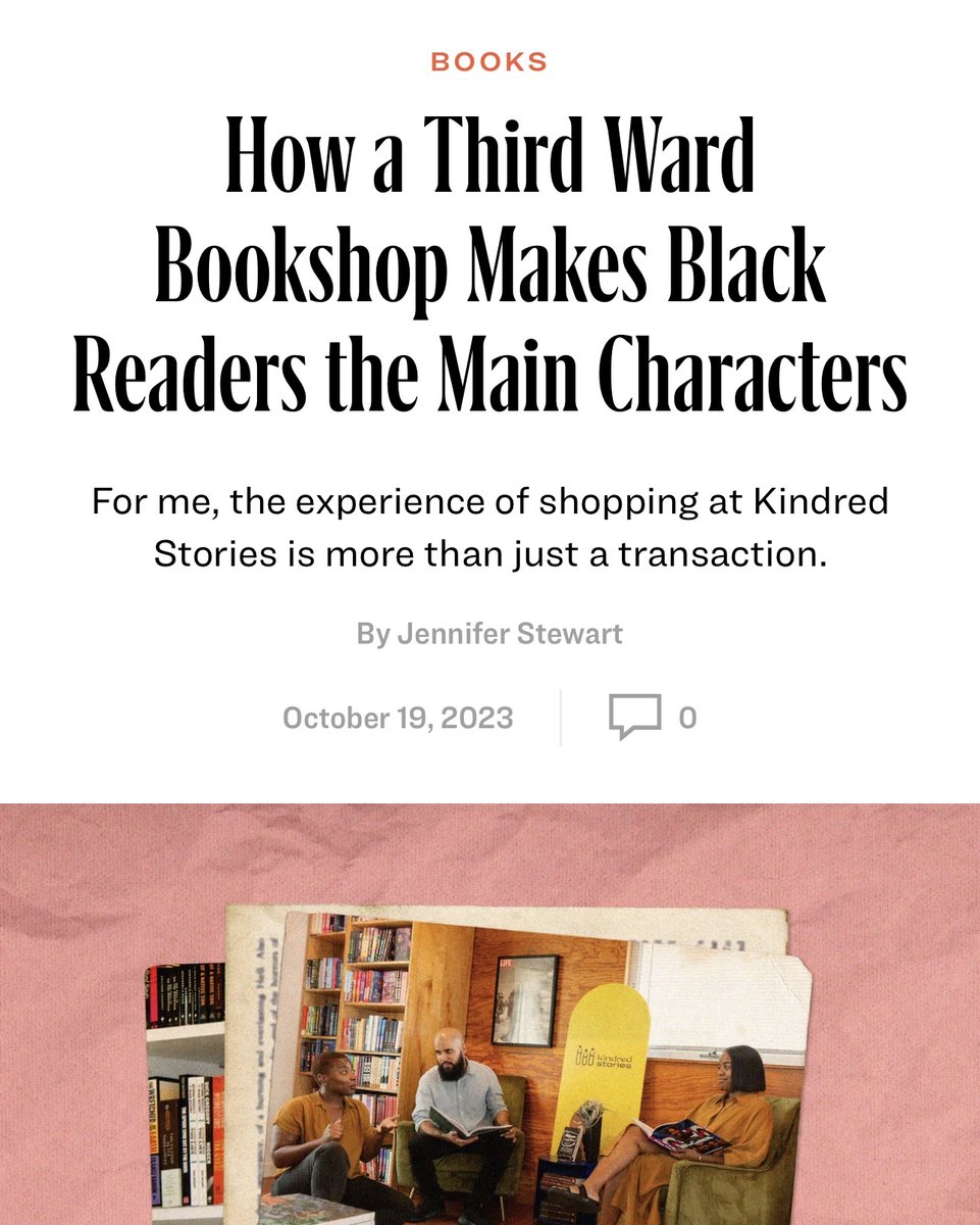 Kindred Stories (@kindred_stories) on Twitter photo We are so excited to be featured in <a href="/texasmonthly/">Texas Monthly</a> !!
Our biggest thank you to Jennifer Stewart for encapsulating the magic of the store and our community!
This article was a reminder that we are doing the work in creating a book home for our community ♥️
Make sure to read the s We are so excited to be featured in <a href="/texasmonthly/">Texas Monthly</a> !!
Our biggest thank you to Jennifer Stewart for encapsulating the magic of the store and our community!
This article was a reminder that we are doing the work in creating a book home for our community ♥️
Make sure to read the s