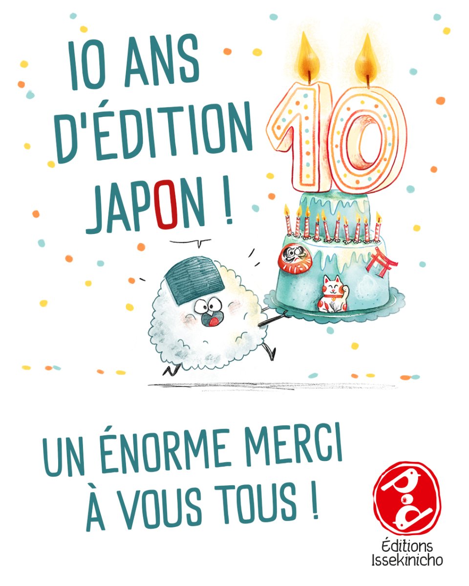 🎁 Pour fêter nos 10 ans, on vous fait gagner plein de livres pendant les prochaines semaines !
On commence aujourd’hui avec la BD Onibi par <a href="/AtelierSento/">Atelier Sentô</a> ♨️
Pour participer : Suivre notre compte + like ce post + retweet
Tirage au sort le 30/10
#anniversaire #japon #livres #bd