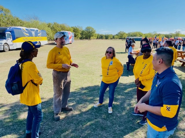 FaithFamilyAcad's tweet photo. Thank you to Mary Jones, Deborah Crudup, and Rick Mozley - our incredible school board members and Faith Family Education Foundation board president! We appreciate these amazing volunteers for helping out with our 7th grade EXPLORE360 trip.  #StudentsFirstatFFA #WeGotThisFFA https://t.co/Ky5i0oYOkZ