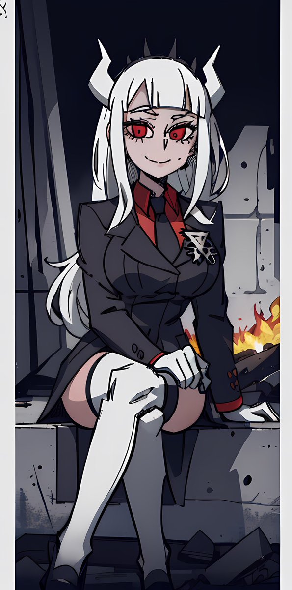 Ciciloves_Ai's tweet photo. Daily practice6.which Lucifer do you like better?#stablediffusion #Helltaker #Aigirls https://t.co/VeHDbcNaRu