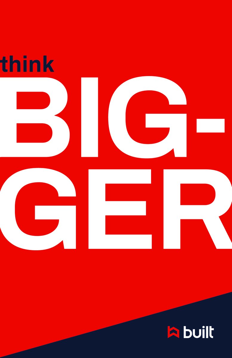 Pursuing big problems is not for the faint of heart, but luckily our Builters are innovative, strategic, and ready to tackle any and all industry issues. At Built, we #think bigger because we want to help our customers be better.